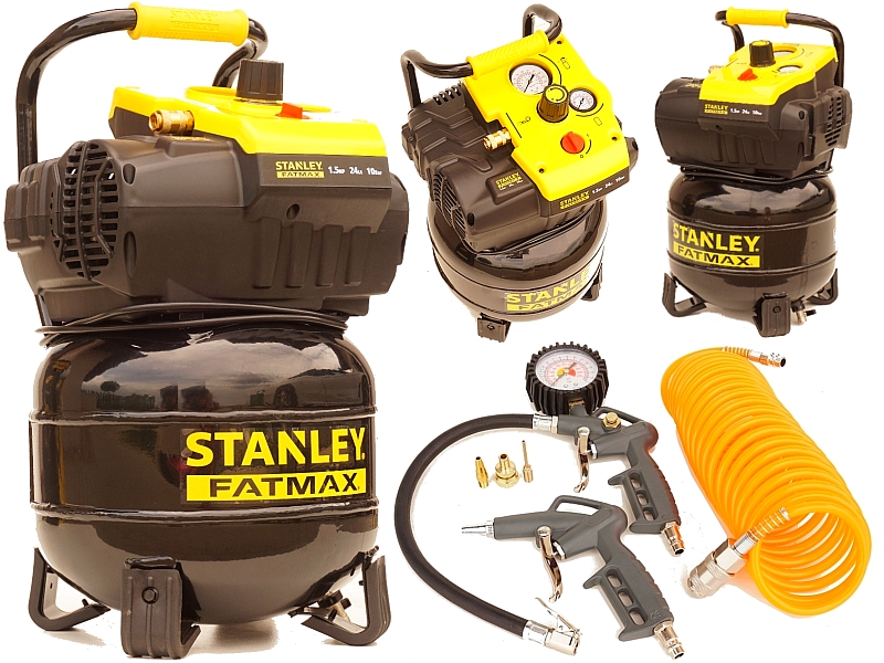 Bezolejový kompresor Stanley FMXCM0021E 24 l 10 bar